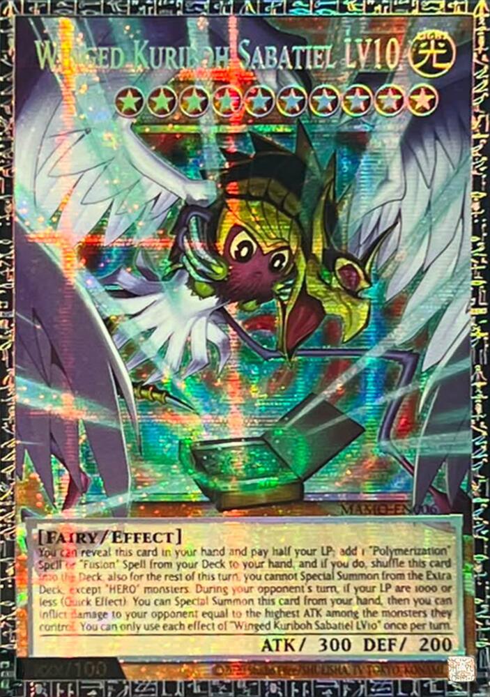 Winged Kuriboh Sabatiel LV10 (GMR) card image