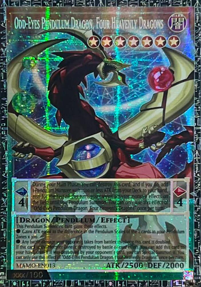 Odd-Eyes Pendulum Dragon, Four Heavenly Dragons (GMR) card image