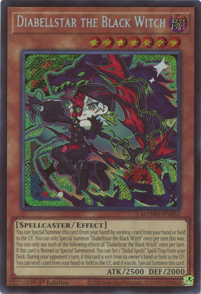 Diabellstar the Black Witch (Secret Rare) card image