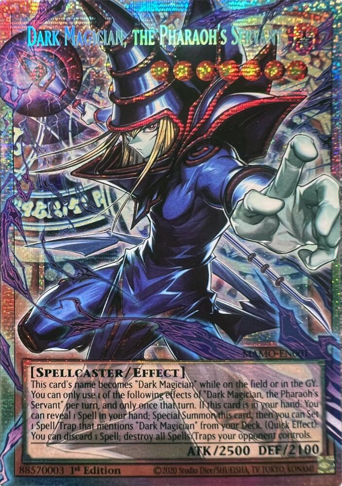 Dark Magician, the Pharaoh's Servant (Starlight Rare)  (Extended Art) card image