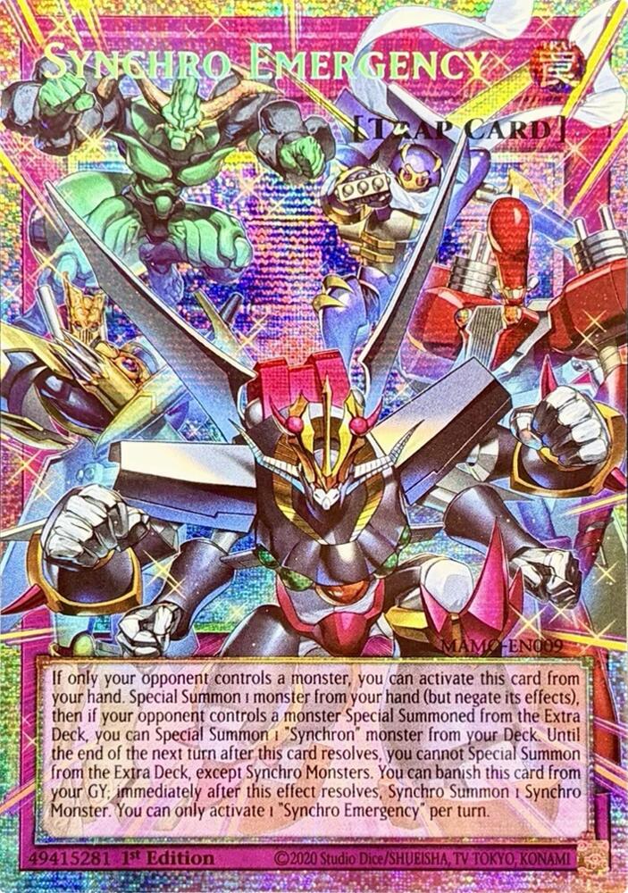 Synchro Emergency (Starlight Rare) (Extended Art) card image