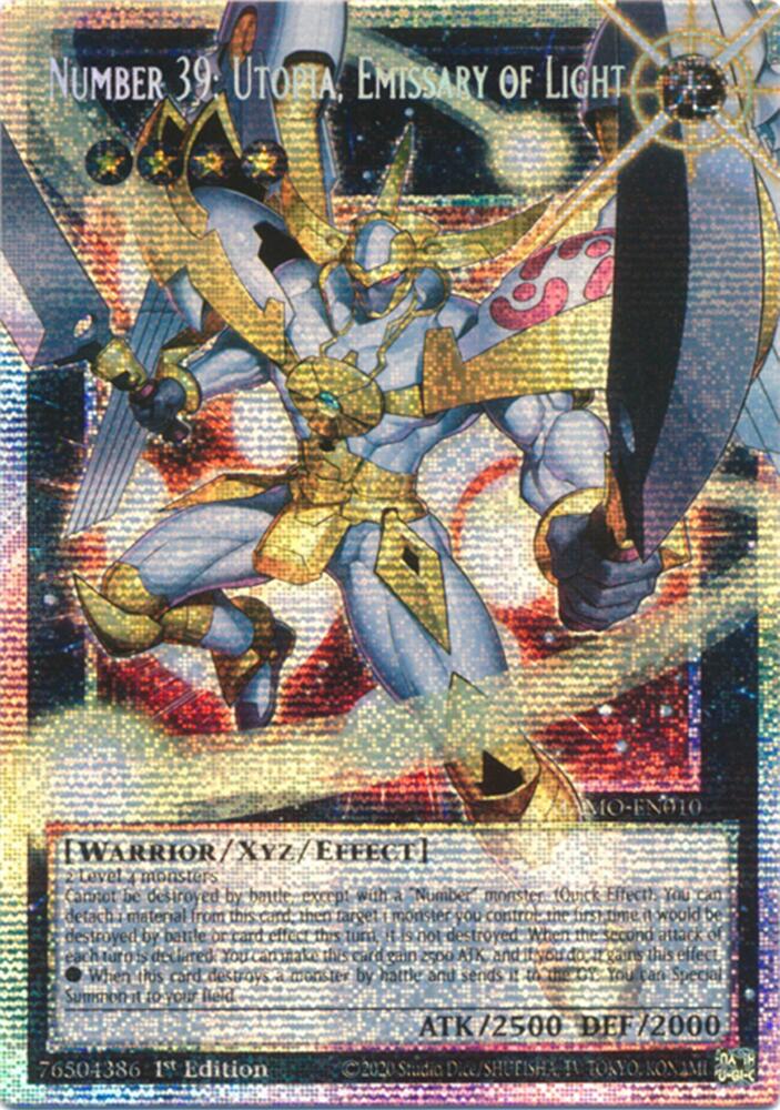 Number 39: Utopia, Emissary of Light (Starlight Rare) (Extended Art) card image