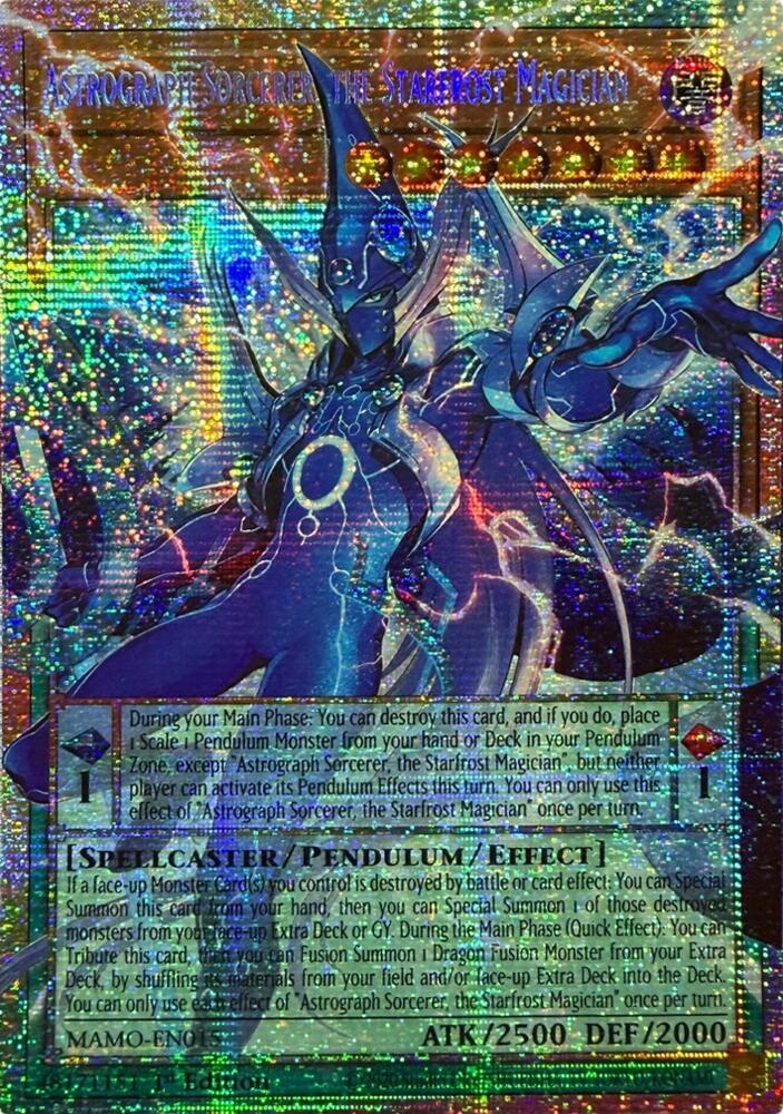 Astrograph Sorcerer, the Starfrost Magician (Starlight Rare) (Extended Art) card image