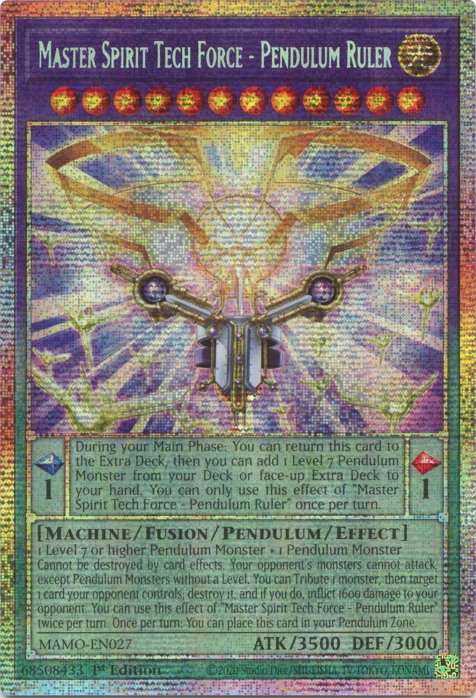 Master Spirit Tech Force - Pendulum Ruler (Starlight Rare) card image