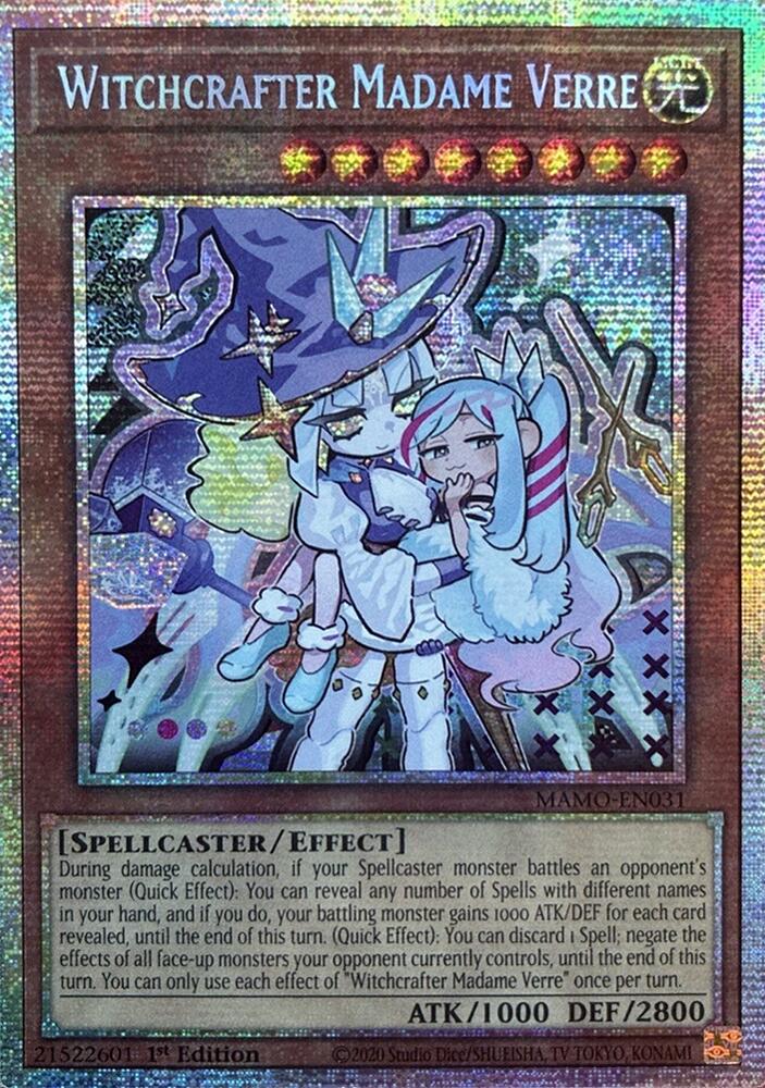 Witchcrafter Madame Verre (Starlight Rare) card image
