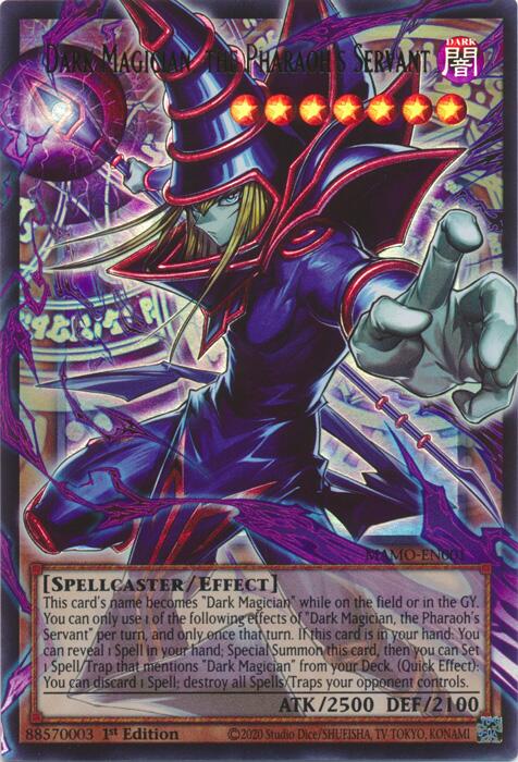 Dark Magician, the Pharaoh's Servant (Extended Art) card image