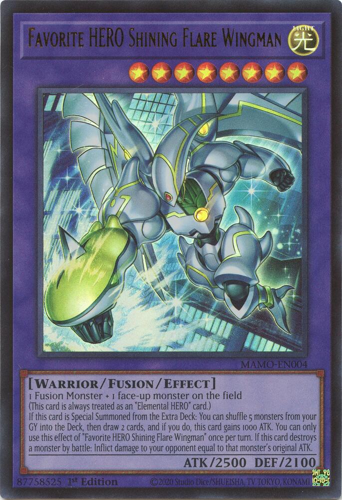 Favorite HERO Shining Flare Wingman card image