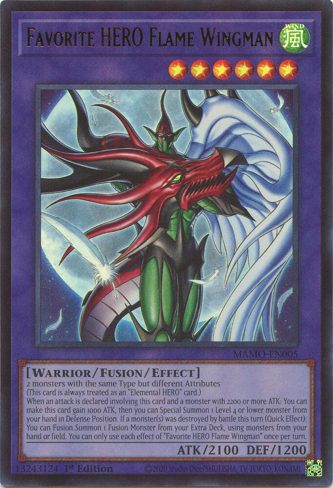 Favorite HERO Flame Wingman card image
