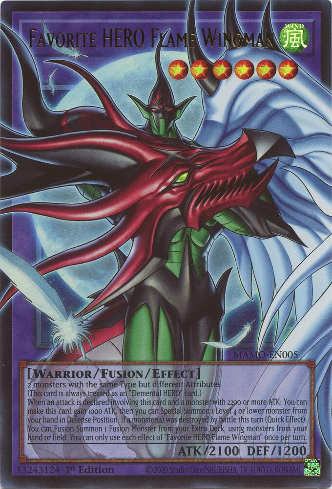 Favorite HERO Flame Wingman (Extended Art) card image