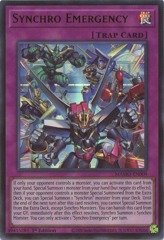 Synchro Emergency card image