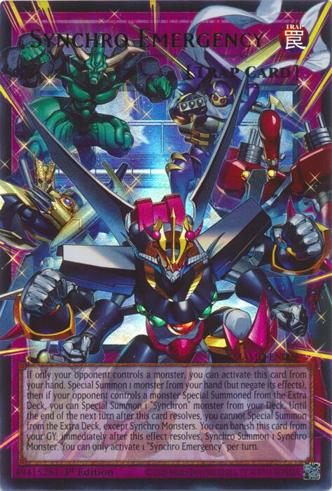 Synchro Emergency (Extended Art) card image