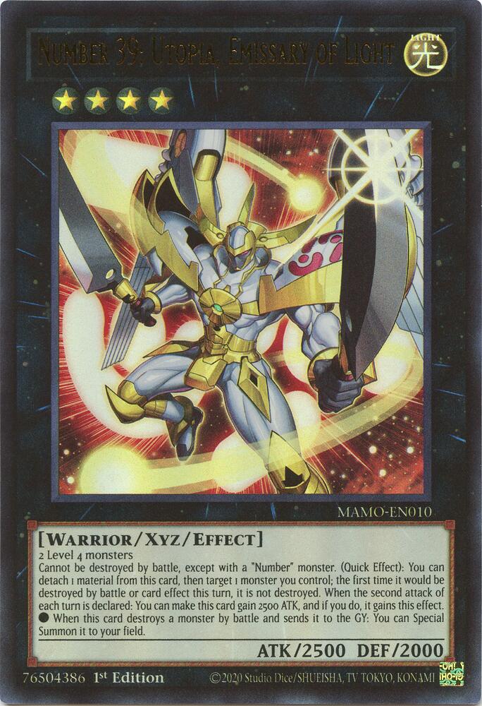 Number 39: Utopia, Emissary of Light card image