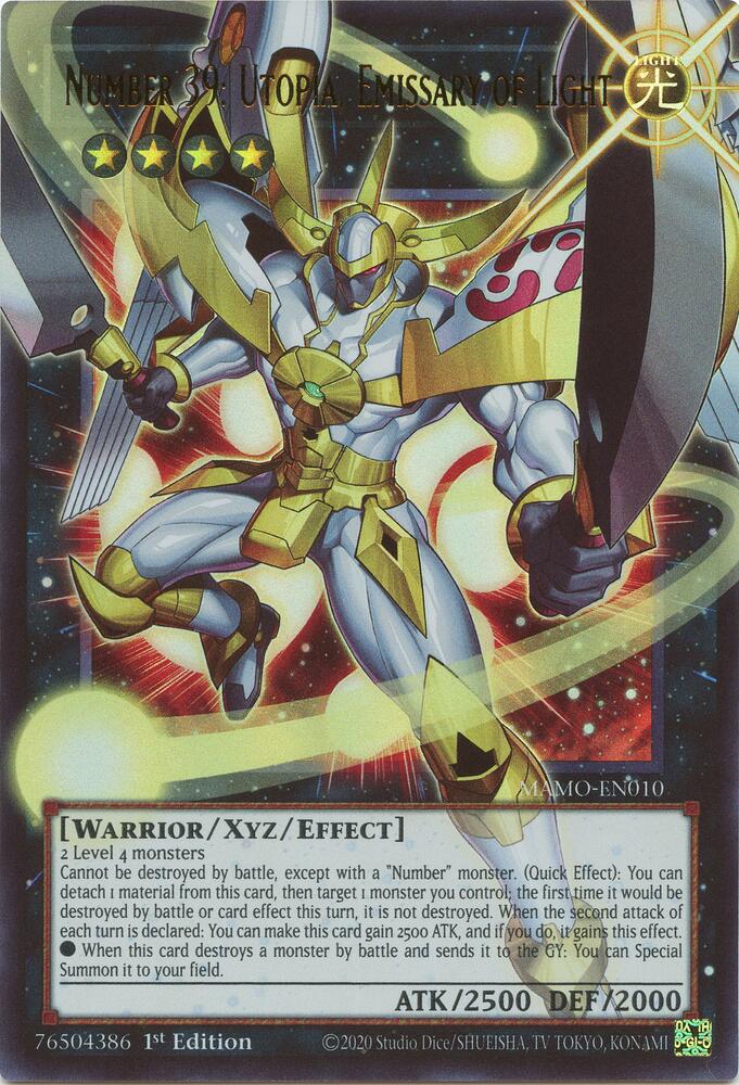 Number 39: Utopia, Emissary of Light (Extended Art) card image