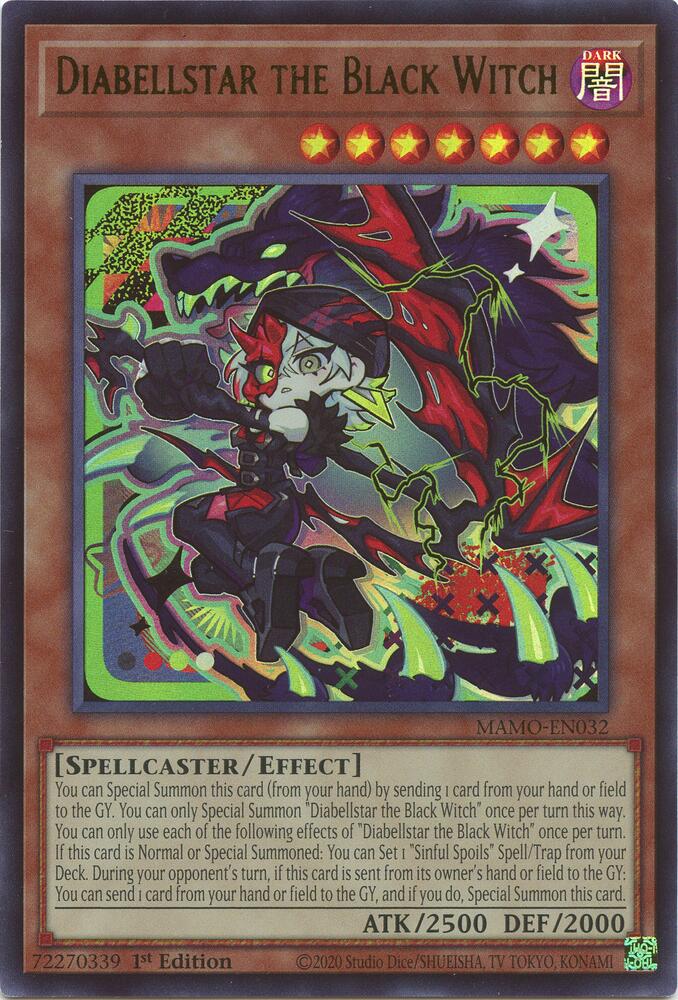 Diabellstar the Black Witch card image