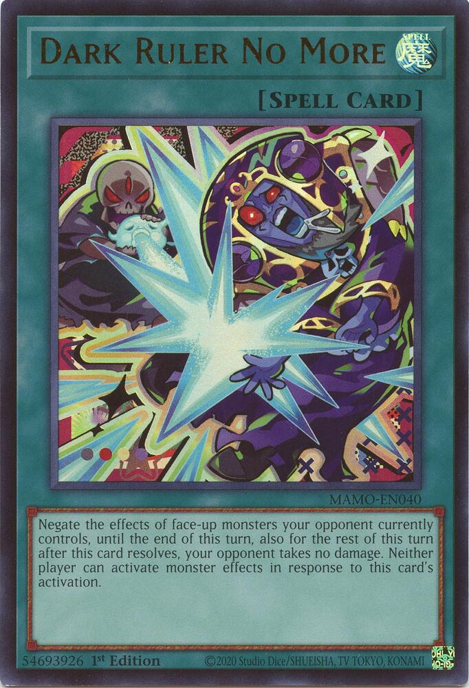 Dark Ruler No More card image