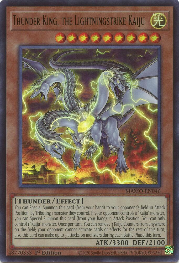 Thunder King, the Lightningstrike Kaiju card image