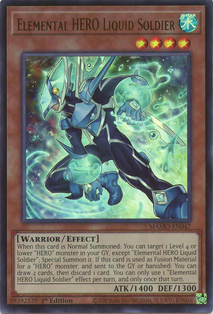 Elemental HERO Liquid Soldier card image