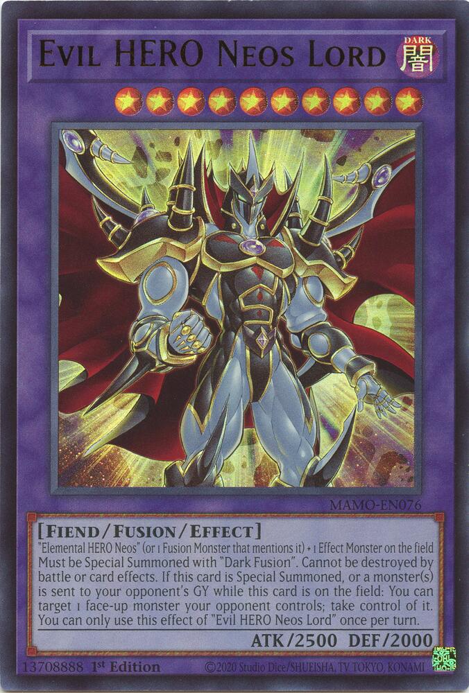 Evil HERO Neos Lord card image