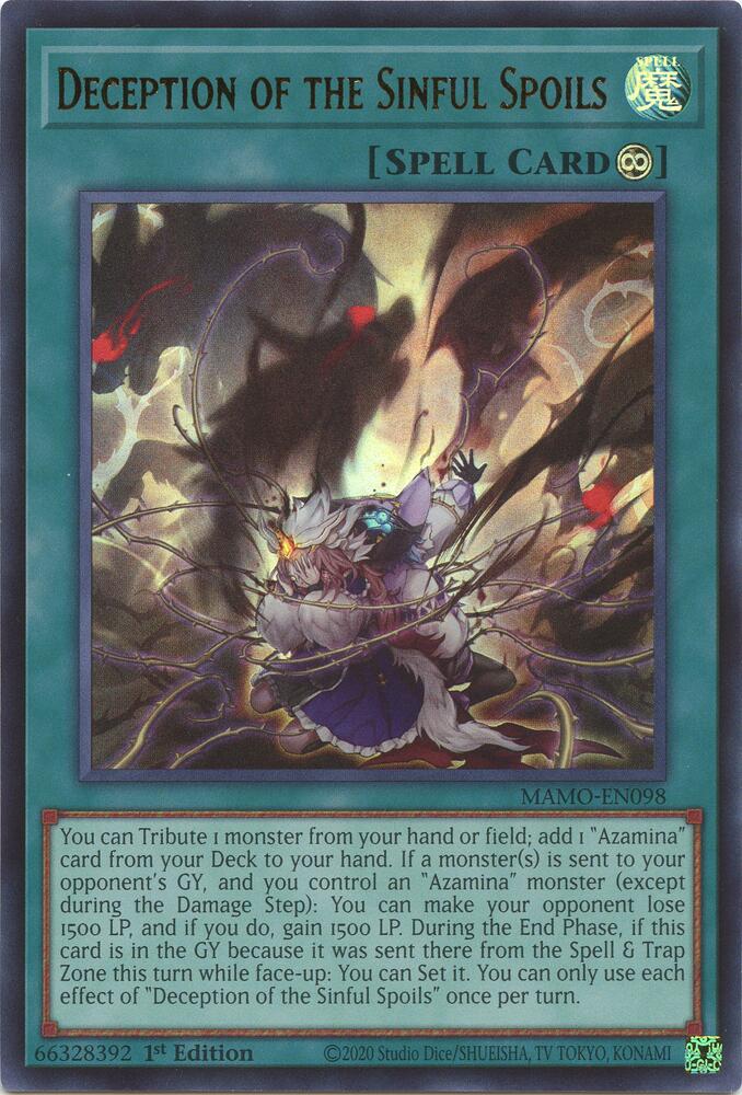Deception of the Sinful Spoils card image