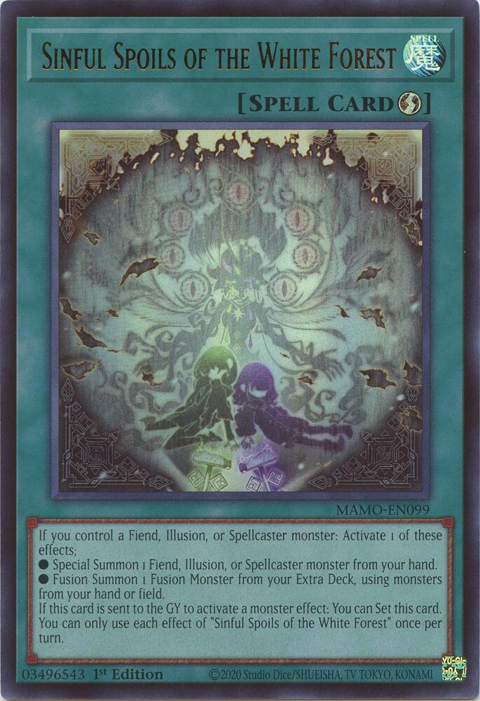Sinful Spoils of the White Forest card image