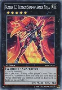 Number 12: Crimson Shadow Armor Ninja card image