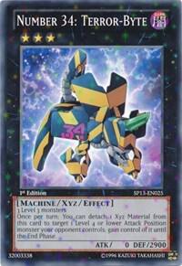 Number 34: Terror-Byte (Starfoil) card image