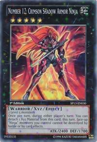 Number 12: Crimson Shadow Armor Ninja (Starfoil) card image
