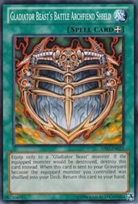 Gladiator Beast's Battle Archfiend Shield card image