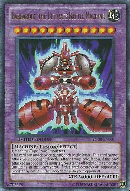 Barbaroid, the Ultimate Battle Machine card image