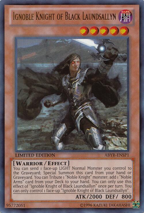 Ignoble Knight of Black Laundsallyn (ABYR-ENSP1) card image