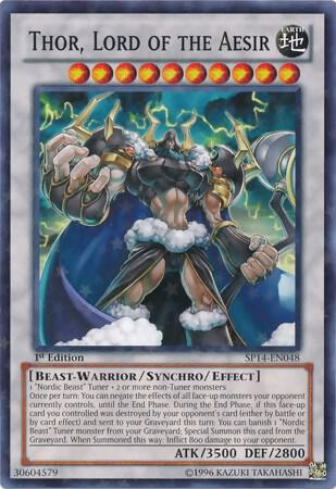 Thor, Lord of the Aesir (Starfoil) card image