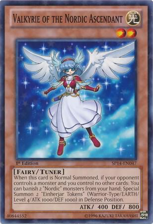 Valkyrie of the Nordic Ascendant (Starfoil) card image