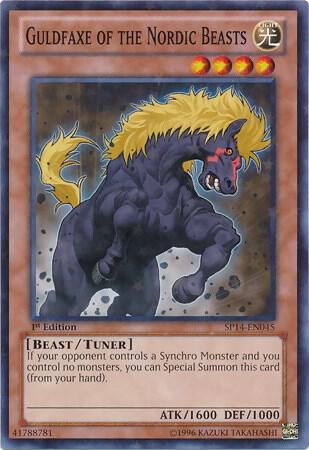 Guldfaxe of the Nordic Beasts (Starfoil) card image