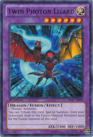 Twin Photon Lizard (Starfoil) card image