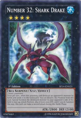 Number 32: Shark Drake (Starfoil) card image