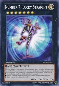 Number 7: Lucky Straight card image