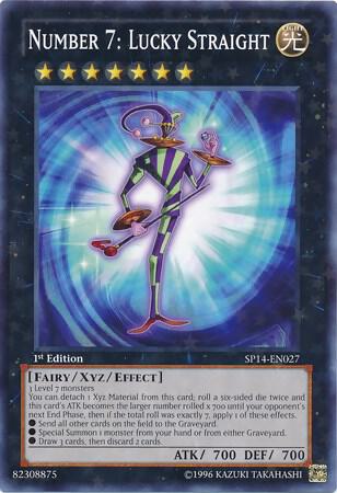 Number 7: Lucky Straight (Starfoil) card image