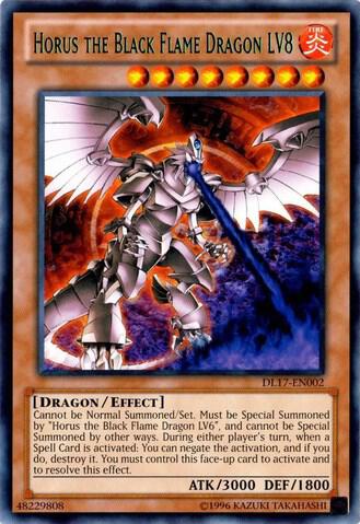 Horus the Black Flame Dragon LV8 (Green) card image