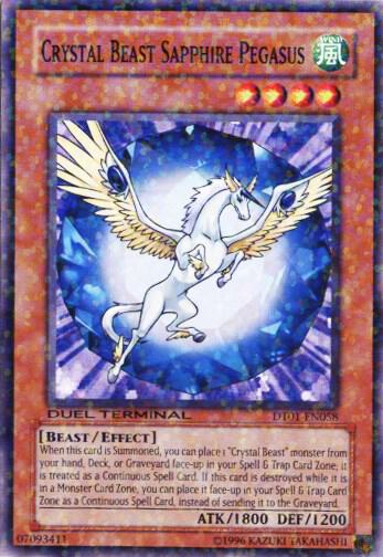 Crystal Beast Sapphire Pegasus card image