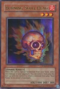 Burning Skull Head card image