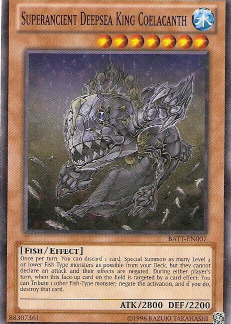 Superancient Deepsea King Coelacanth (Starfoil) card image