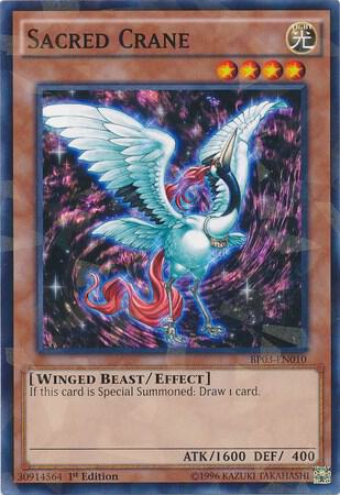 Sacred Crane (Shatterfoil) (1st Edition) card image