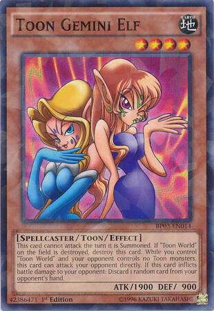 Toon Gemini Elf (Shatterfoil) (1st Edition) card image