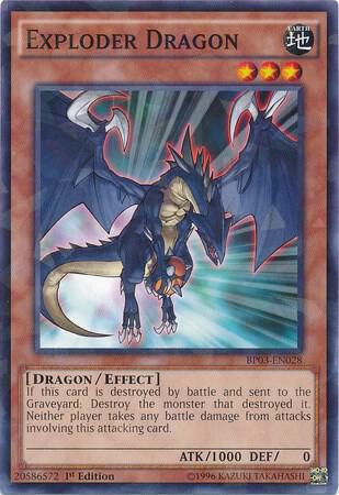 Exploder Dragon (Shatterfoil) (1st Edition) card image