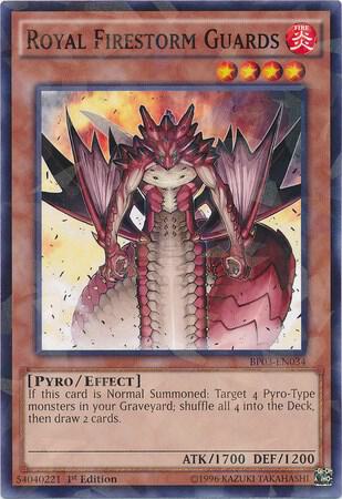 Royal Firestorm Guards (Shatterfoil) (1st Edition) card image