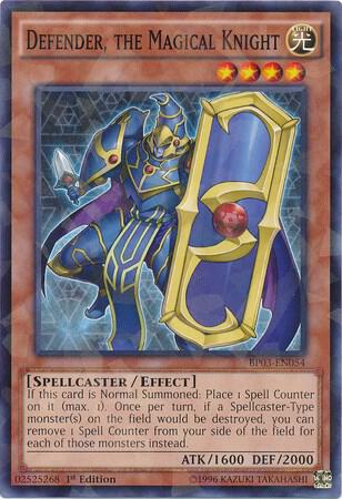 Defender, The Magical Knight (Shatterfoil) (1st Edition) card image