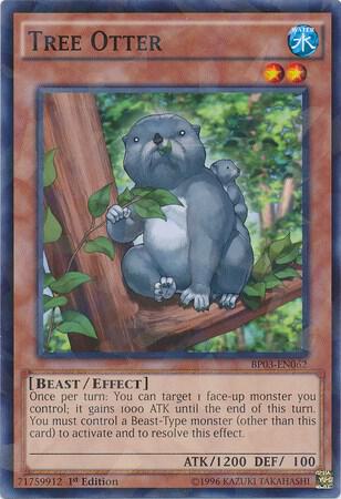 Tree Otter (Shatterfoil) (1st Edition) card image