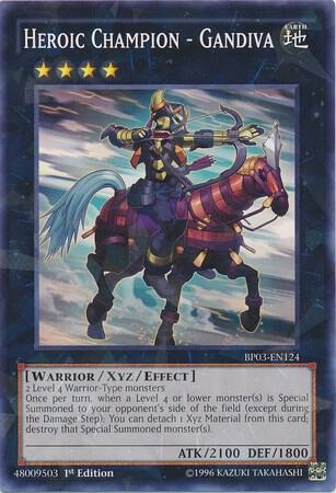 Heroic Champion - Gandiva (Shatterfoil) (1st Edition) card image