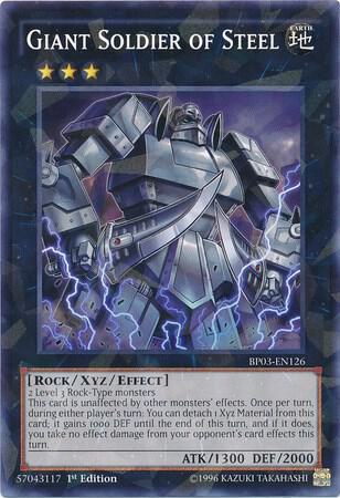 Giant Soldier of Steel (Shatterfoil) (1st Edition) card image