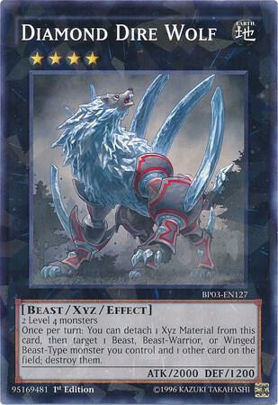 Diamond Dire Wolf (Shatterfoil) (1st Edition) card image